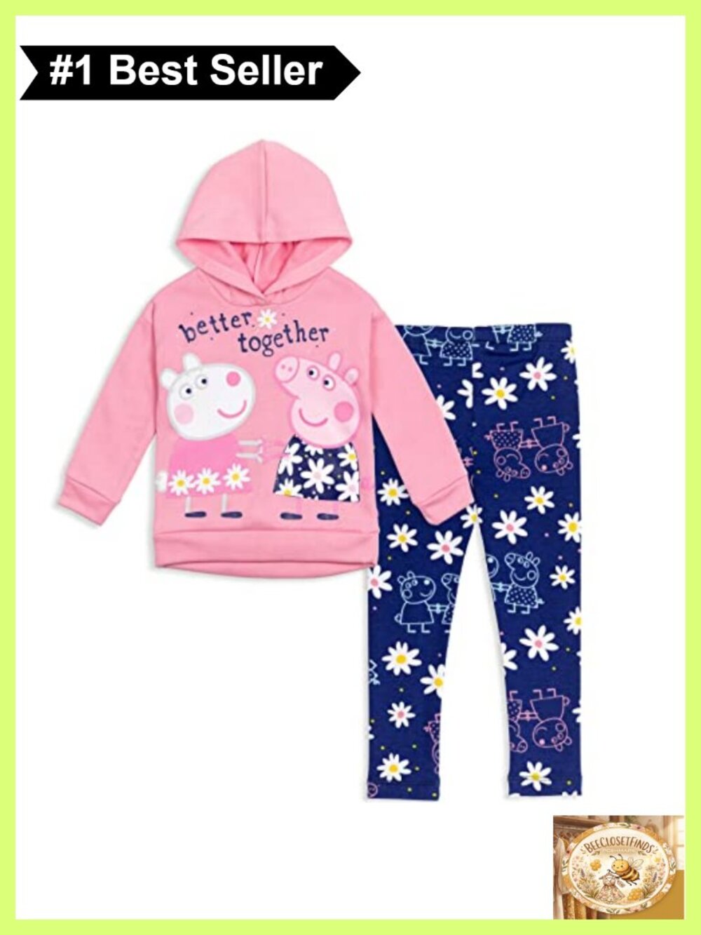 Toddler Girls Fleece Hoodie and Leggings Outfit Set Long Sleeve Pullover